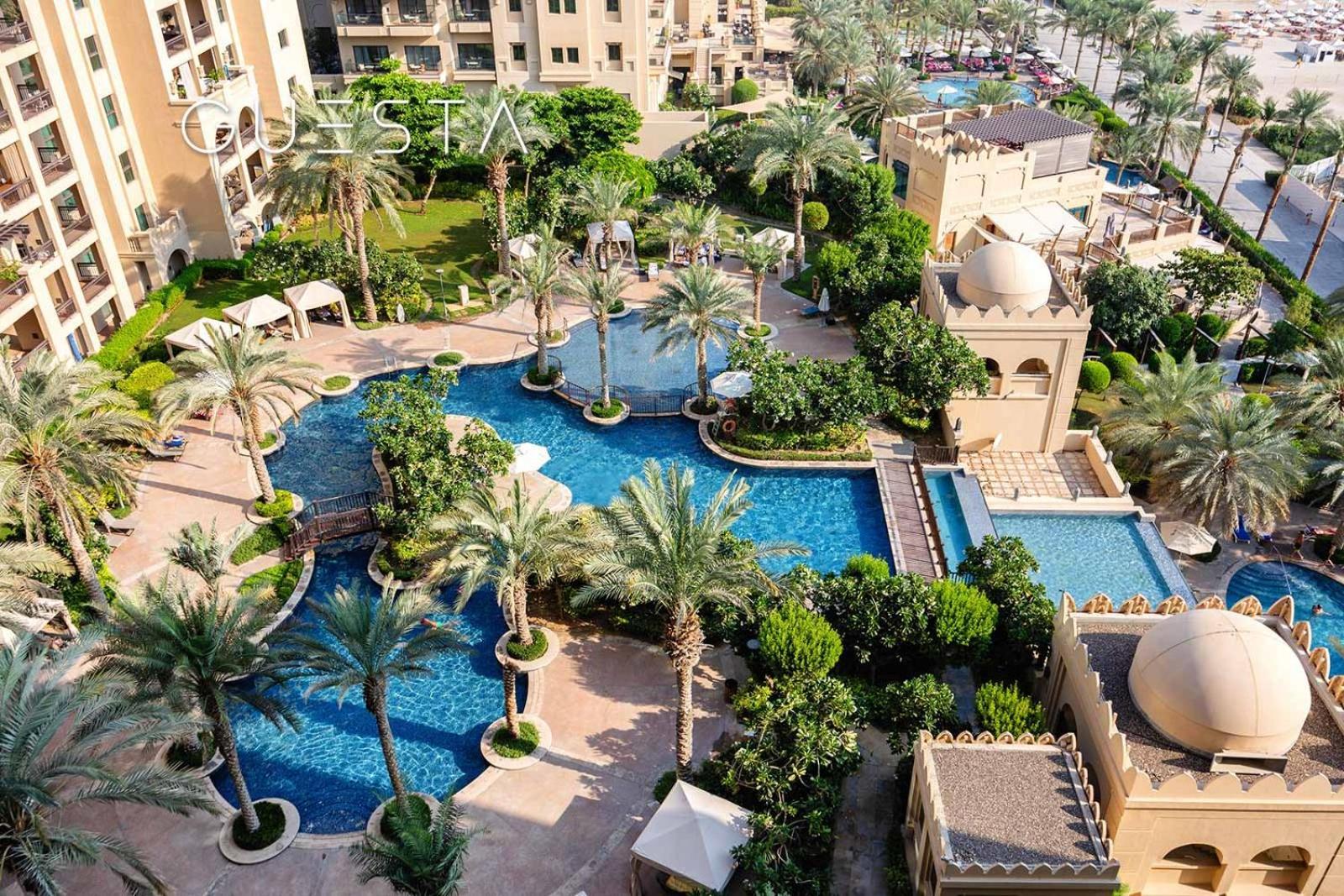 דובאי Fairmont Apartments The Palm, Free Access To Hotel Beach And Pools חדר תמונה